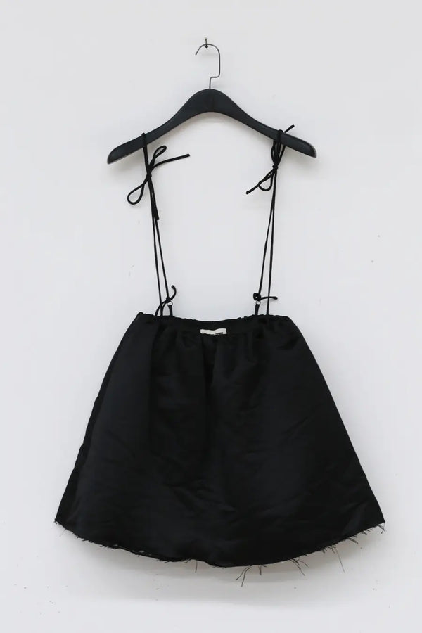 shushutong bow suspender skirt AW19SK07